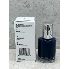 Static Nails Liquid Glass Nail Lacquer Full Coverage - Indigo - .4 fl oz NIB