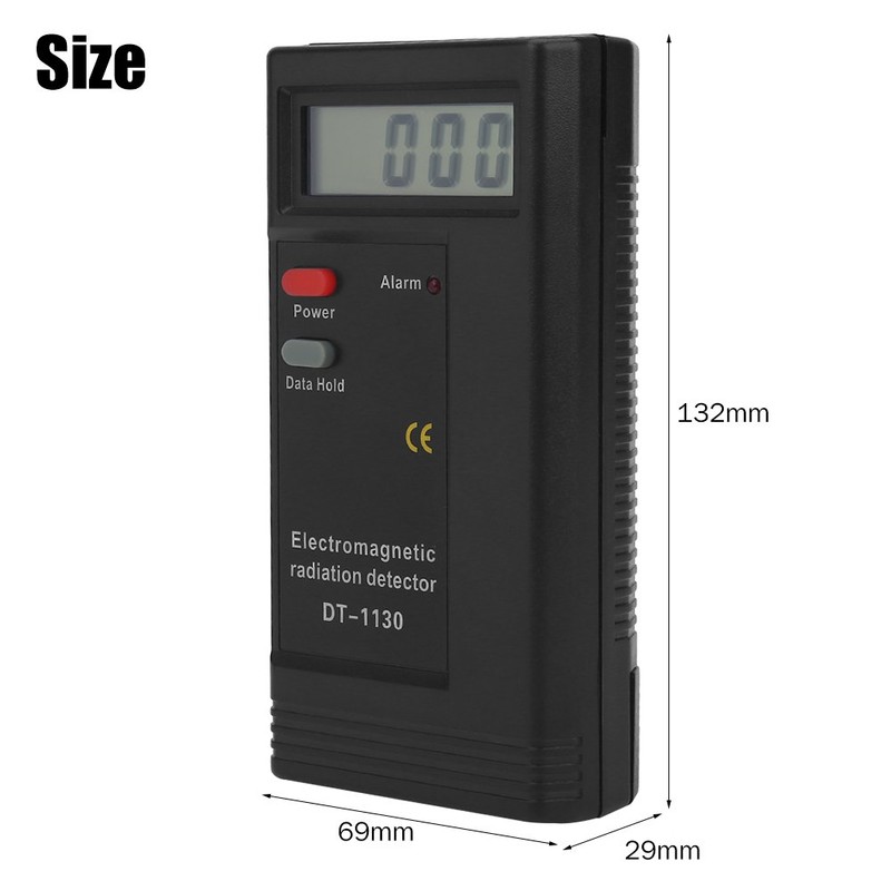 Digital Electromagnetic Field Radiation Detector, Hand-held Digital LCD EMF Detector,