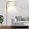 【Upgraded】 Dimmable Floor Lamp, 1200 Lumens LED Bulb Included, Gold