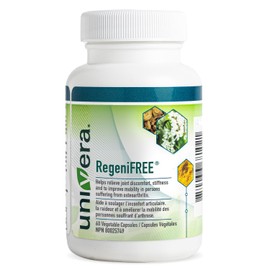 Univera RegeniFREE, All-Natural Joint Supplement, Aloe Vera & Turmeric, No Glucosamine, Vegeterian, 60 Capsules, 30-Day Supply