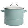 Kenmore Broadway Steamer Stock Pot with Insert and Lid, 16-Quart,