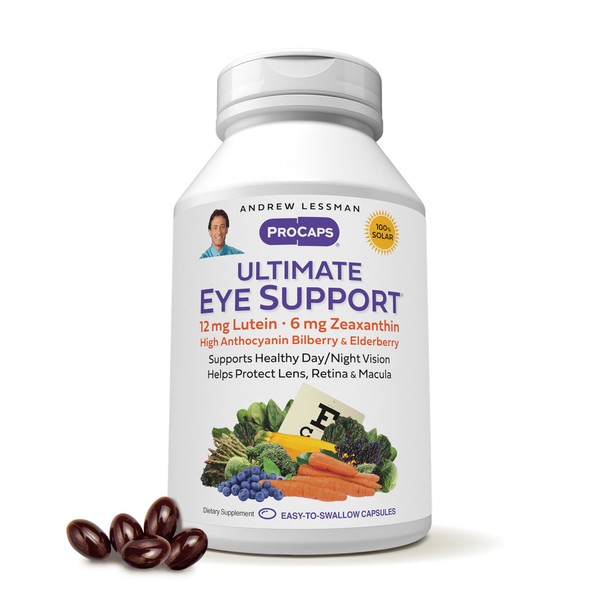 ANDREW LESSMAN Ultimate Eye Support 360 Softgels - 12mg Lutein,