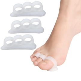 Hammer Toe Corrector, Hammer Toe Pads, Toe Separator, Soft Gel Parting Splints, Reduce Foot Pain, Prevent Overlaps Hallux Valgus, Pack of 4