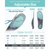 Overpronation Insoles, DynWalker Shock Absorbing Insoles, Dual Gel Pads Enhance
