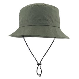 MK MATT KEELY Sun Hat for Men Women Summer UPF 50+ Boonie Hat Foldable Outdoor Waterproof Bucket Hat with Wide Brim Dark Green