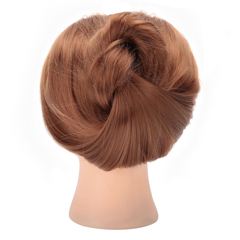 24 Inch Mannequin Head Made of Ginger Synthetic Fibre, Tangle-Free