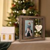 1st Christmas Daddy & Me Wood Picture Frame New Dad