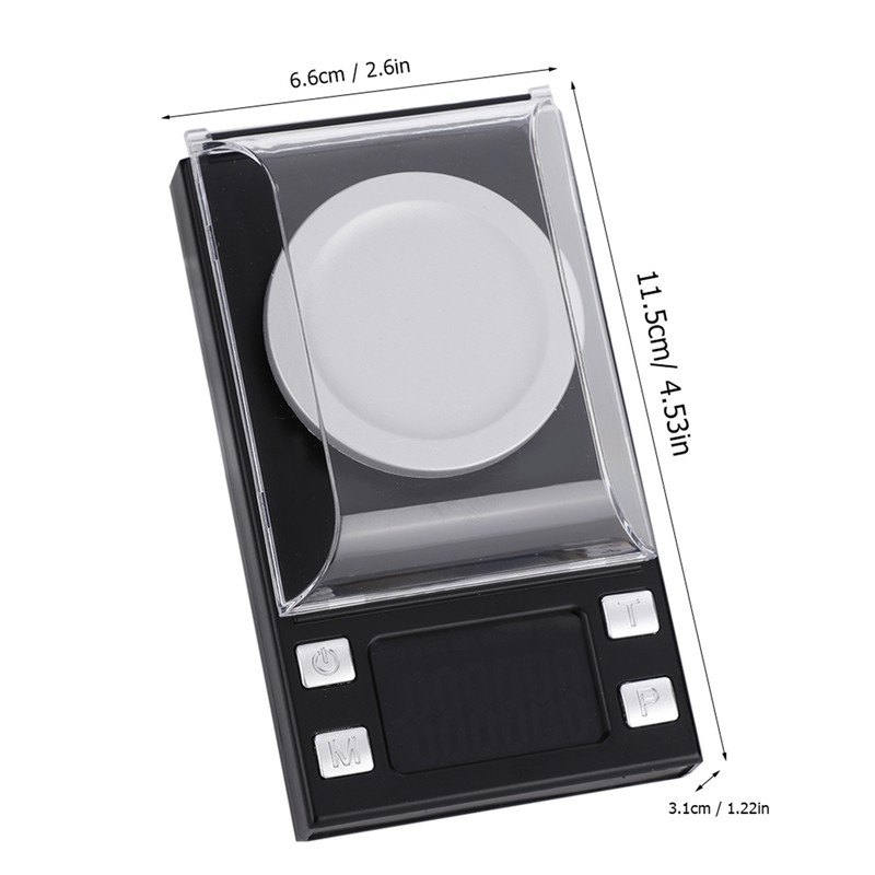 0.001g Portable Mini High Precision Jewelry Weight Electronic Digital Scale