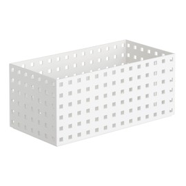 like-it (like-it) Storage Box, Storage Case, Retort Food Storage, Retort Curry, Small Item Storage, Bricks 280 Middle L, White, Approx. Width 5.5 x Depth 11.0 x Height 4.9 inches (14 x 28 x 12.5 cm
