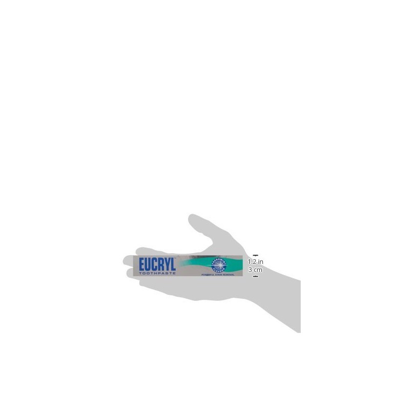 EUCRYL SMOKERS TOOTHPASTE FRESHMINT 50ML POWERFUL STAIN REMOVAL by Eucryl