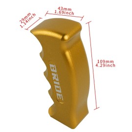 Pistol Grip Shift Knob Universal BRIDE Slotted Pistol Grip Handle Manual Gear Stick Shift Knob Shifter