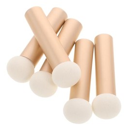 Beaupretty 5Pcs Makeup Concealer Brushes Skin Friendly Sponge Applicators for Foundation and Powder Versatile Tools for Beginners and Professionals