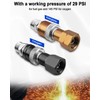 AUGREX Oxy Torch Quick Connect Fittings Set, Oxy-Fuel Acetylene Torch