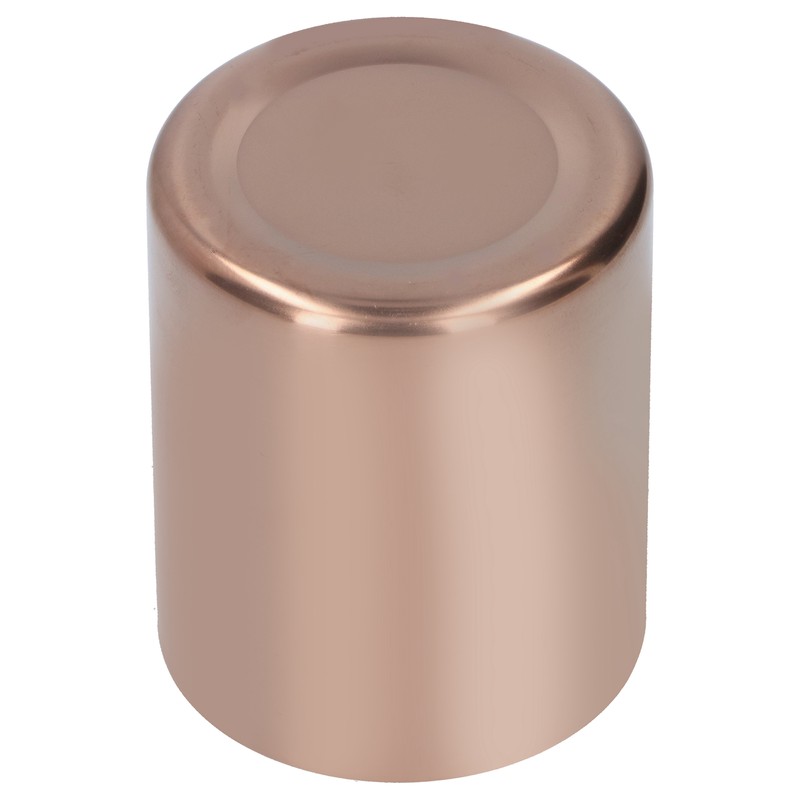 Round Pen Holder Stainless Steel Vase Cosmetic Brush Container Desktop