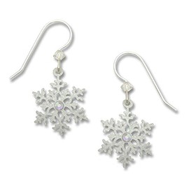 Sienna Sky Crystal Snowflake Earrings