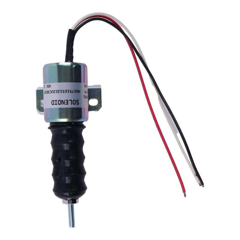 Demfec 12V 3 Wires Shut Down Solenoid Compatible with Woodward