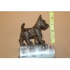 Collectible Scottish Terrier Figurine Solid Cast Iron 5 inch /