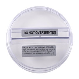 GRAND ORANGE Clear Filter Cover/Strainer lid 1121-1429 (Fits 3 Different Pumps) Fit Lomart Ultra Promega 3, Embassy High Performance Pump and Doughboy Powerline XP.