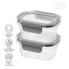 Oggi Clarity Leak-Proof Airtight Food Storage Containers - Set of