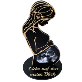 Heart's Sign Pregnant Women Gifts Ideas Ultrasound Picture Frame | Mother to Be Sonogram Frame | Love at First Sight Ultrasound Frame