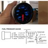 2-1/16" 52mm Fuel Press Gauge Tinted 7 Color 0-140 PSI