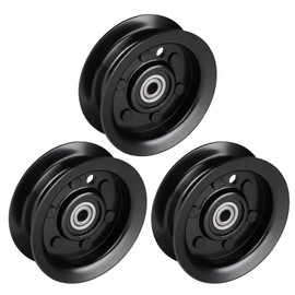 106-2175 Flat Idler Pulley for Toro Exmark 50 54" Deck Quest E-Series S-Series TimeCutter Replace 132-9420 (3Pack)