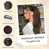 WJMY Wavy Ponytail Extension with Clip, Curly 60 cm Braid