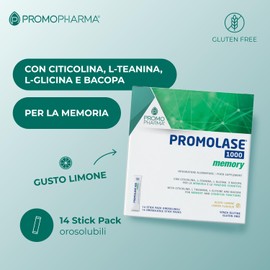 Promolase 1000 Memory - Integratore Alimentare Per la memoria e le funzioni cognitive - 14 stick da 1,5 g