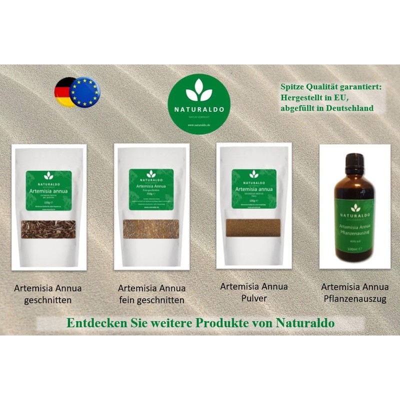 Naturaldo ARTEMISIA ANNUA (ONE YEAR BEIFOOT) CUT (250g)