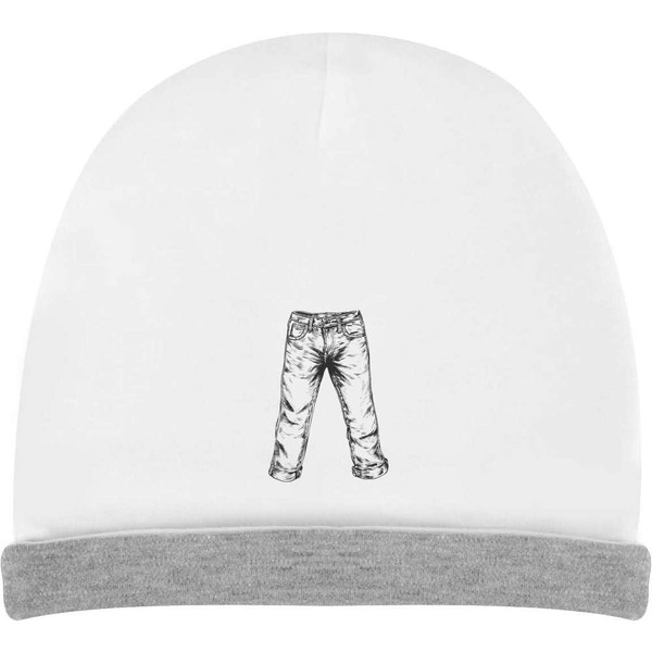 Azeeda 'Single Pair of Jeans' Kids Slouch Hat (KH00033647) White