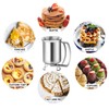 Stainless Steel Pancake Batter Dispenser - Perfect for Pancakes, Cupcakes,