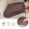 KELUINA Waterproof Couch Cushion Covers, Jacquard Magic Sofa Cushion Covers