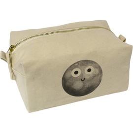 'Happy Planet' Canvas Wash Bag/Makeup Case (CS00037935)