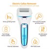 White Electric Foot File Callus Remover Set, Waterproof, LCD Display,