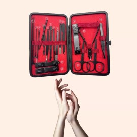 PreAsion® Multi-function Complete set Repairing Forceps Nail Care Tools 18 Pieces