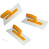 3 x Plastic ABS 11" Rendering Texturing Top Coat Trowel