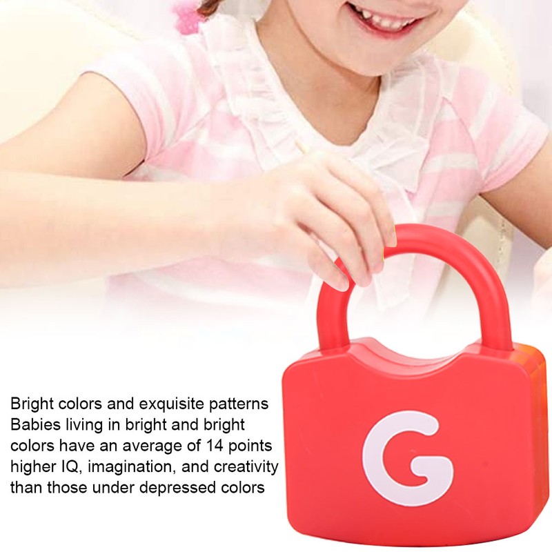 Plastic Children Early Educational Cognitive Learning Numbers Locking Preschool ToyEFGHIJKL