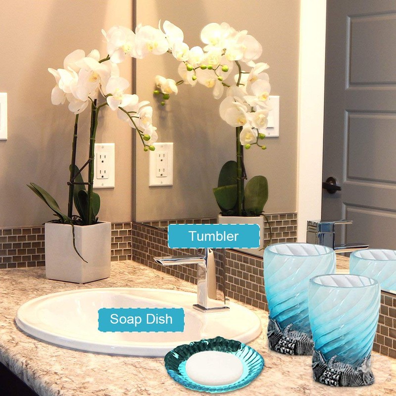 Hotsan Bathroom Accessory Set, 5 PCS Bath Ensemble Set Includes