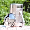 Stainless Steel and Copper Pitcher with Lid | Heavy Duty