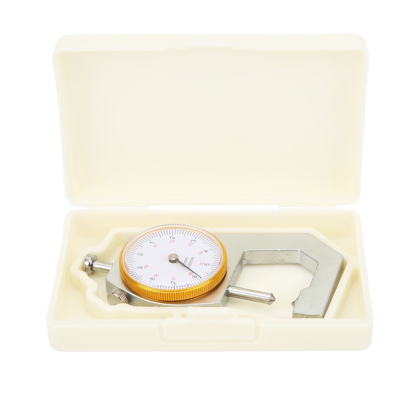 Thickness Gauge Micrometer Meter Cone Head 0‑20mm 0.1mm Resolution Measuring