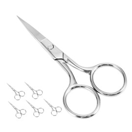 Healeved Facial Hair Removal Scissors Set Stainless Steel Portable Eyebrow Face Hair Scissors