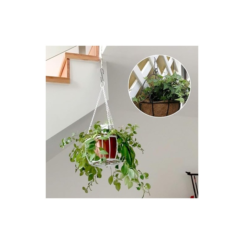 S-Shaped Hook with Lock, Hanging, for Kitchen, Bathroom, Veranda, Storage,