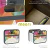 Folding storage box with handles and one compartment with two