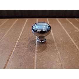Belwith Keeler Keeler Solid Brass Polished Chrome Round 1 1/8" Solid Brass Cabinet Knob BK12-26