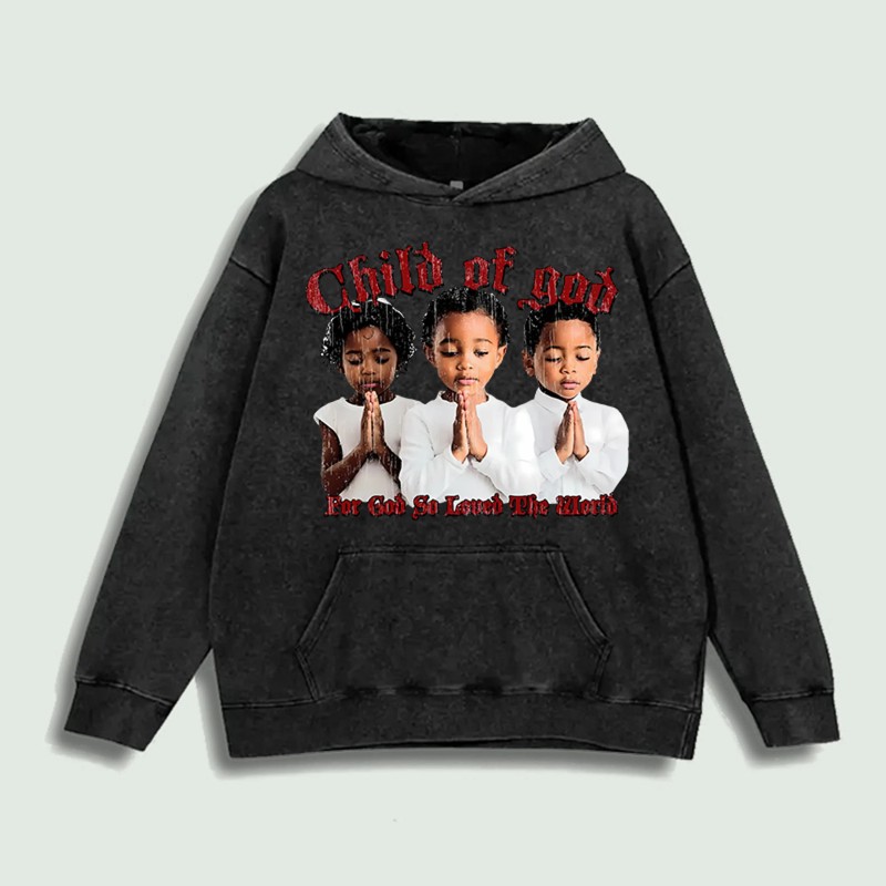Child of God Graphic Hoodie 100% Cotton US Warehouse 6