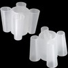 Fbshicung 2 Pcs Clear Spool Holder #546893 Thread Adapters for