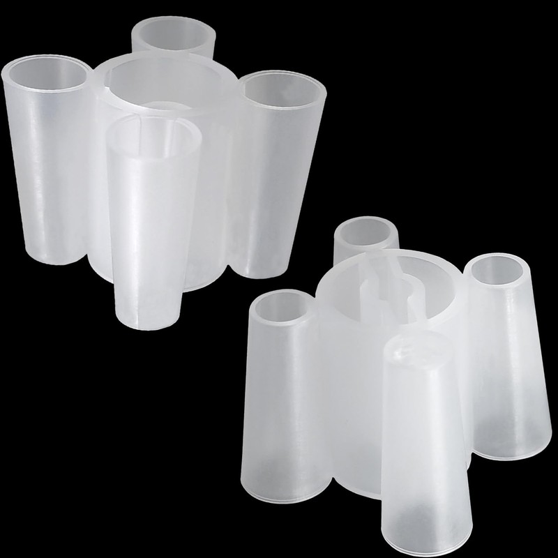 Fbshicung 2 Pcs Clear Spool Holder #546893 Thread Adapters for