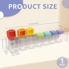 DJAPWPX Plastic Magnetic Weekly Pill Organizer, Removable Large Capacity Weekly