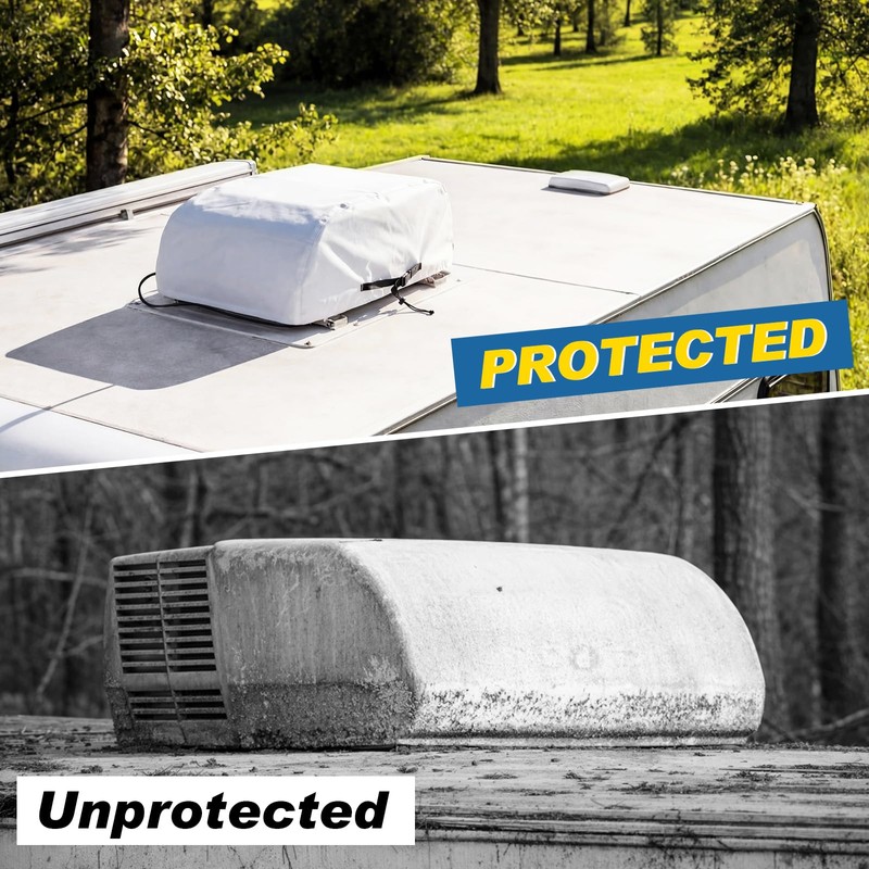 2 Pcs RV Air Conditioner Cover, 32 x 29 x