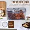 Gifhomfix 2Pcs Bread Box Bread Boxes for Kitchen Counter Airtight,